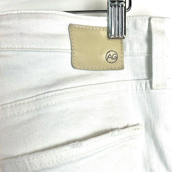 AG Adriano Goldschmied Ex-Boyfriend Slim 1 Year Tonal White Jeans - Picture 7 of 9